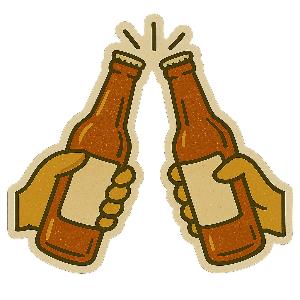 Knock-Off Time Sticker