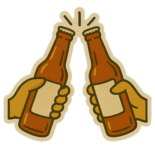 Knock-Off Time Sticker